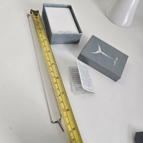 Stylish Sterling Silver 925 Angel Guardian Pendant Necklace - Picture 9 of 11